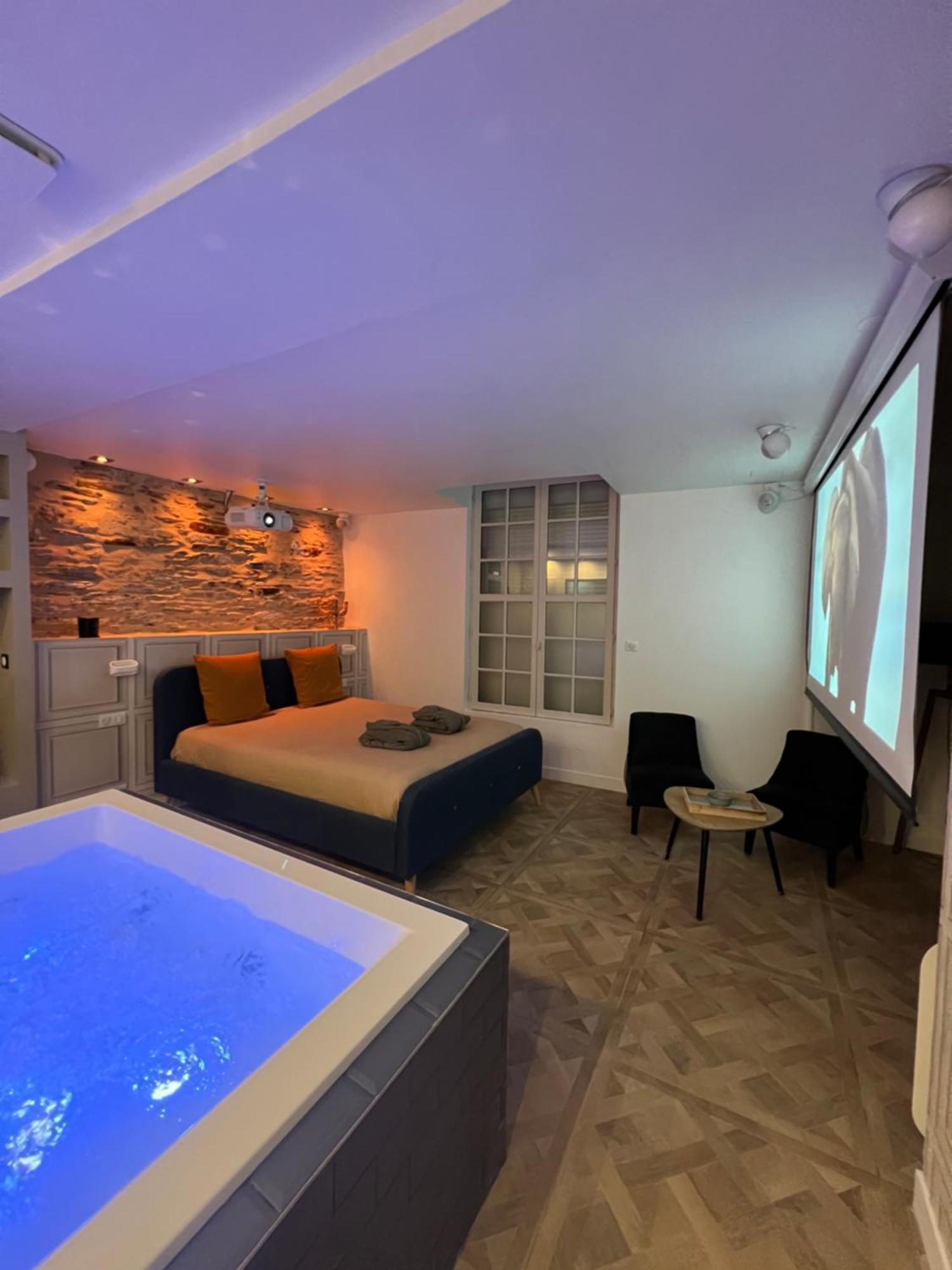 Appartement Avec Jacuzzi Sauna & Home Cinema - Nid D'Angers Exterior photo